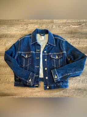 Levi's Dry Good WPL-423 Women's Blue Cotton Long Sleeve Denim Jacket Size Medium